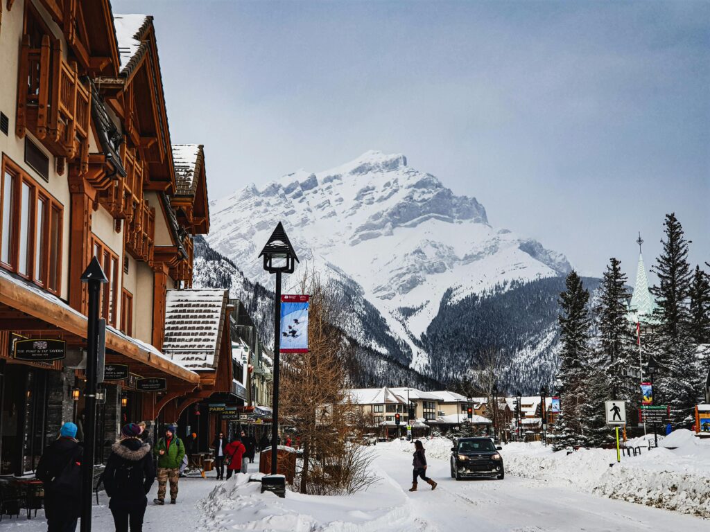 charming Banff in winter