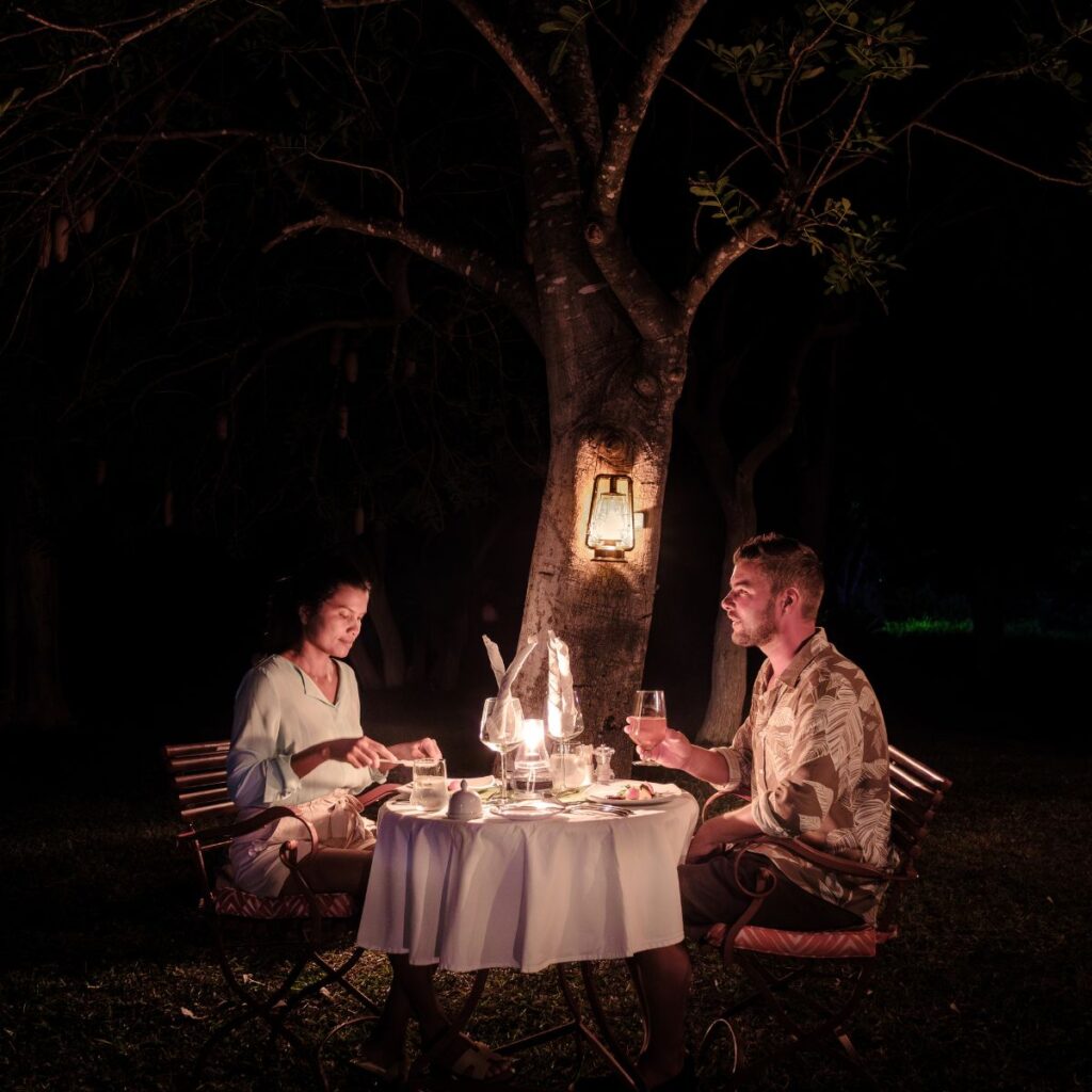 Safari Honeymoon Dinner